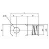 nitihu Terminal Industrial Bare Crimp Terminal CB Shape 5 Pack CB22 – 6S