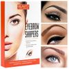 Eyebrow Shaper Wax Strips - 56 Pre Cut Strips Unwanted Facial Hair Removal