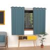Soleil d'ocre Alix Curtain 140 x 180 cm Blue