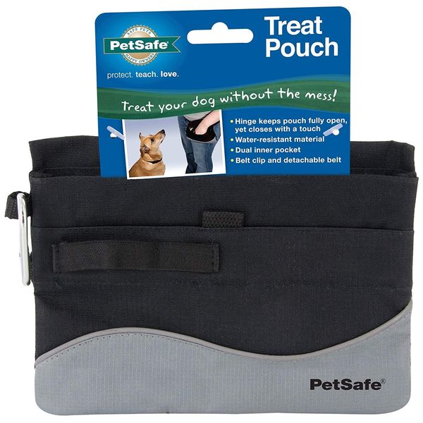 PetSafe Treat Pouch Mini - Durable, Convenient Dog Training Accessory, Black