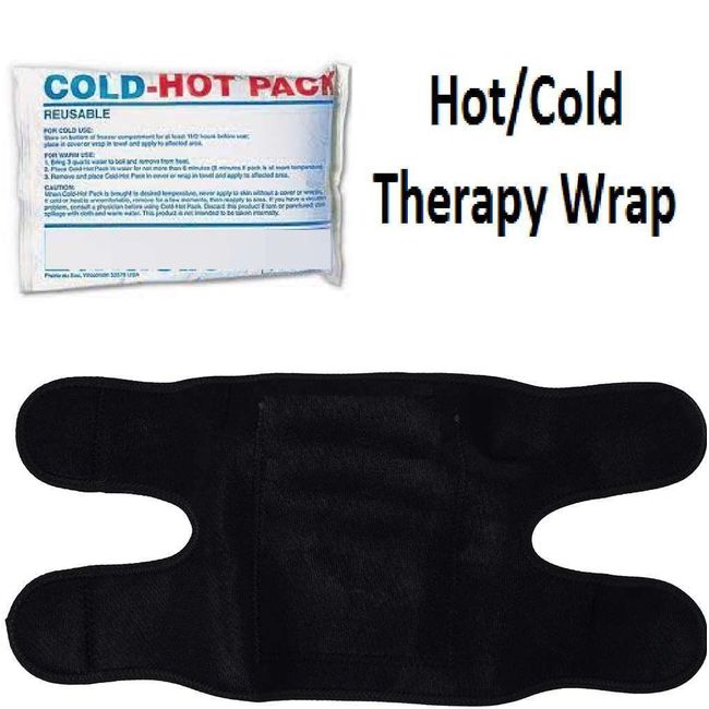 MLR Cold/Hot Therapy Wrap Black, Small