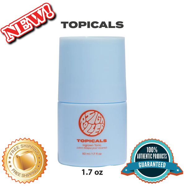 Topicals High Roller Ingrown Hair Tonic with AHA and BHA, Free Shipping (1.7 oz)