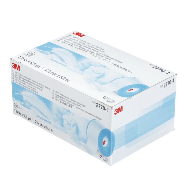 3M Kind Removal Silicone Tape, 2.5 cm x 5 m