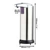Stainless Steel Deck Mounted Bathroom Brass Automatic Sensor Soap Dispenser