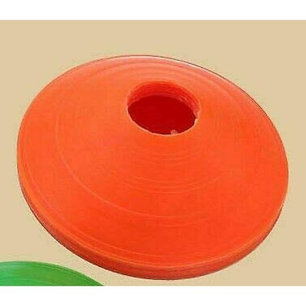 High-Q Indoor & Outdoor Training Cones Marker Cones (Orange) 10 pcs