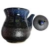 Rustic Blue  Porcelain Soy Sauce Dispenser Bottle 8 oz