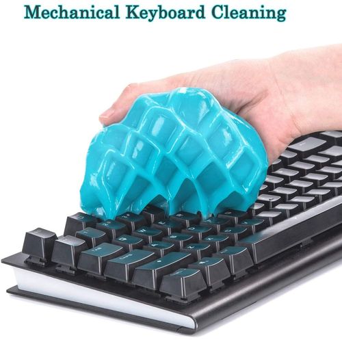 COLORCORAL Cleaning Gel for Car Universal Gel Cleaner Auto Detailing Car Vent Keyboard Cleaning Putty Car Interior Cleaner Dashboard Dust Remover Putty Auto Duster Cleaning Kit 160G