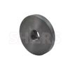 4.921" Semi-Machined Threaded Back Plate 1-1/2"-8 For Plain Back Lathe Chuck S