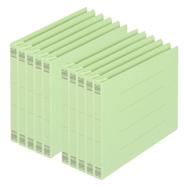 Plus Flat File Resin Jig A5 Horizontal Green Pack of 10 NO.042N 78-346 x 10