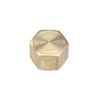 uxcell Brass Cap G1/4 Female Pipe Fitting Hex Compression Stop Valve Connector 5pcs