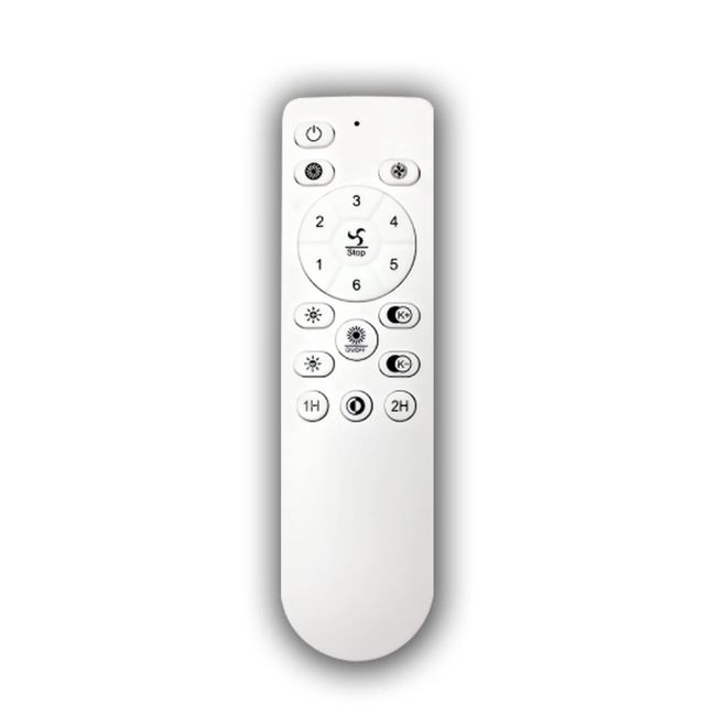 CHANFOK Remote Control for Ceiling Fan White (for Standard Version)