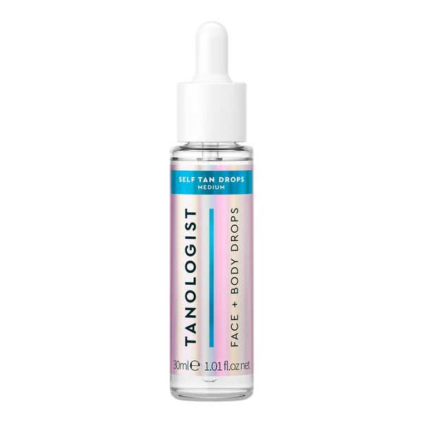 Tanologist Self Tan Drops Medium (30 ml) Add Self Tanning Drops to Skin Care For Sensitive Skin Dermatologist Approved Clean Ingredients & Vegan