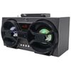 NYC Acoustics NPB3 Dual 4" Portable Bluetooth Boombox Speaker+USB/SD/LED+Remote