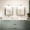 Bath Vanity Light Fixtures over Mirror Interior Bar Lighting, Modern Gold LED Va