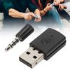 Bluetooth Receiver Transmitter Adapter, for PS5, USB Wireless Bluetooth Dongle, for Bluetooth Headset Microphones, 3.5mm Plug, Plug and Play