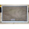 VINTAGE SOLID WHITE ALUMINUM CUSTOM WINDOW SCREENS 27” X 21.5” NEAR MINT!!