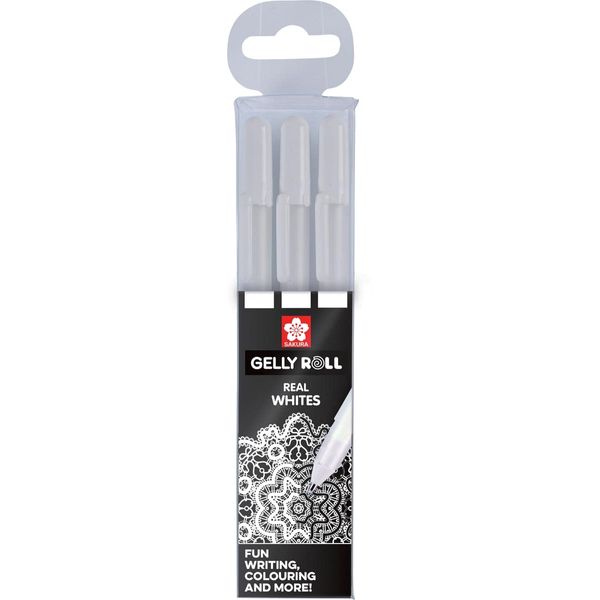 Sakura Gelly Roll 3 Gelpennen 0.4 mm White