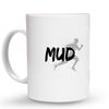 Makoroni - MUD Run Runner - 6 Oz. Ceramic ESPRESSO MUG Coffee Drink Cup, DesH82