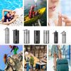 Discrete Small Objects and Spices Storage Tank Odor Proof Waterproof Sealing Small jar 2 Packages (Black