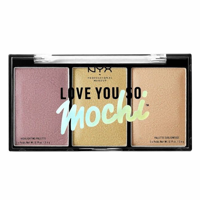 NYX PROFESSIONAL MAKEUP Love You so Mochi Highlighting Palette, Lit Life LYSMHP0