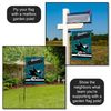 San Jose Sharks Double Sided Garden Flag
