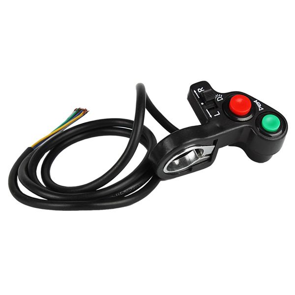 Andux Space ZHKG-01 Bike Push Switch Handlebar Hazard Switch Multi-functional Universal