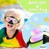 Vvinca Kids Swimming Goggles with Nose Guard