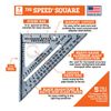 Swanson Tool S0101 7-inch Speed Square Layout Tool with Blue Book