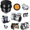 NEW 3 Piece Replacement Silencer & Intake Filter for ALL Metal Cage Filter Body