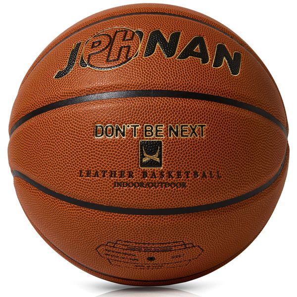 JPHNAN Basketball No. 7 Artificial Leather, Outdoor, Indoor, Practice, Basketball, No.7, Outdoor, Basketball, Outdoor, Adults, Men, College Students, Middle and High School Students, Anti-Slip,