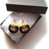 Handmade Miniature My Mate Spread Jar - Love it or Hate it ! Inspired Earrings