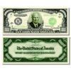 5 Eisenhower $10,000.00 Dollar Bills with Bonus “Thanks a Million” Gift Set