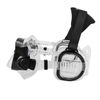 IST ProEar Dive Mask with Ear Covers, Scuba Diving Pressure Equalization Gear, Tempered Glass Twin Lens (Black)