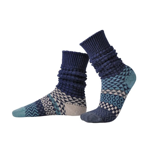 Solmate Socks Hiking Shoes Fusion Socks, cerulean