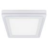 18w Square LED Ceiling Light Cool White with Red Ambient Rim Surface Mount Easy Install