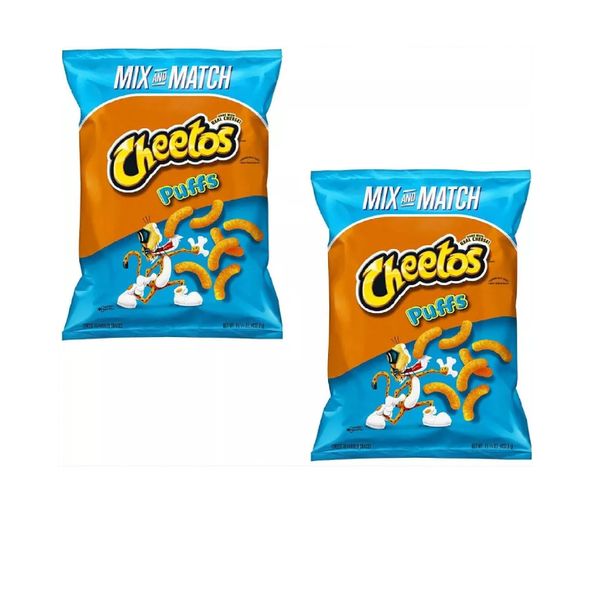 2 Pack Of Cheetos Puffs Cheese Snacks (15.25 oz.)