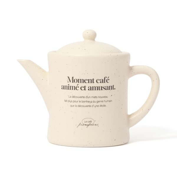 Francfranc Le Cafe Teapot, Ivory