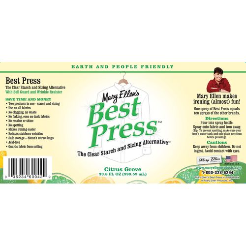 Mary Ellen's Best Press Refills 33.8 Ounces-Citrus