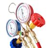 HVAC A/C Aircondition Pressure Gauge Manifold Kit Tools Charging Service
