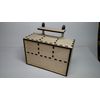 Slot car track / pit caddy box
