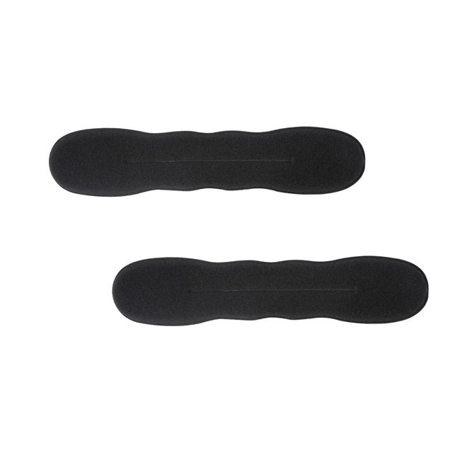 Hair Bun Maker, 2Pcs Magic Bun Wraps Hair Styling Donut Twisters Roll Clips, Hair Bun Maker Tools, Ponytail French Hair Styling Accessories for Women (Black)