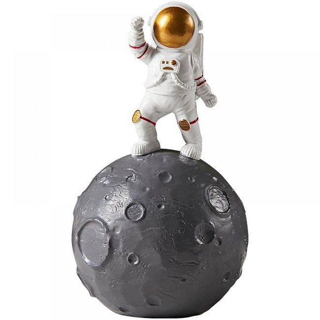 Gaolinci Astronaut & Planet Coin Bank, Money Box, Piggy Bank,Home Decoration, Space Theme Decorations for Kids Room