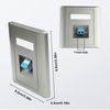 XMSJSIY LC to LC Fiber Optic Wall Plate - Duplex Coupler Patch Panel Connector for Single-Mode Multimode Network LAN - 2PCS