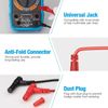 For Fluke Multimeter Test Lead Kit 4mm Banana Plug Probe Tip Alligator Clip