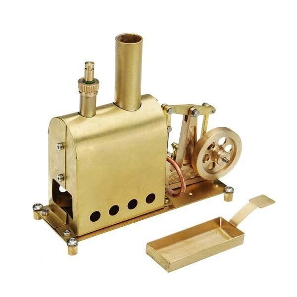 Vintage Live Steam Engine Model Kits Brass Boiler Mechanical Collection Toy Gift