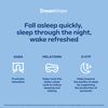 Dream Water Sleep Aid Supplement Drink; Melatonin 5mg, GABA, 5-HTP; Zero Sugar, Natural Flavors, No Added Colors, 2.5 oz Liquid Sleep Shots, Snoozeberry, 4-Count