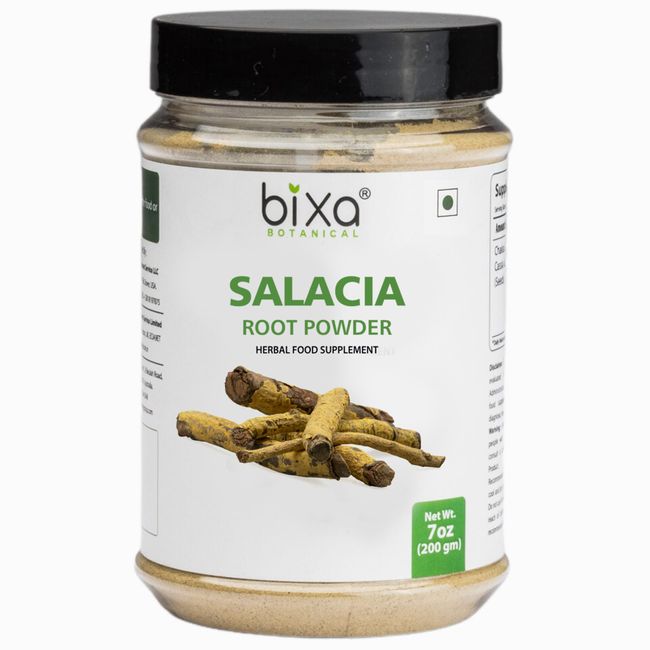 Salacia Root Powder (Salacia reticulata), Supports Lower Blood Glucose Level |Healthy Menstrual Cycle | Bixa Botanical - 7Oz (200g) Pack of 1