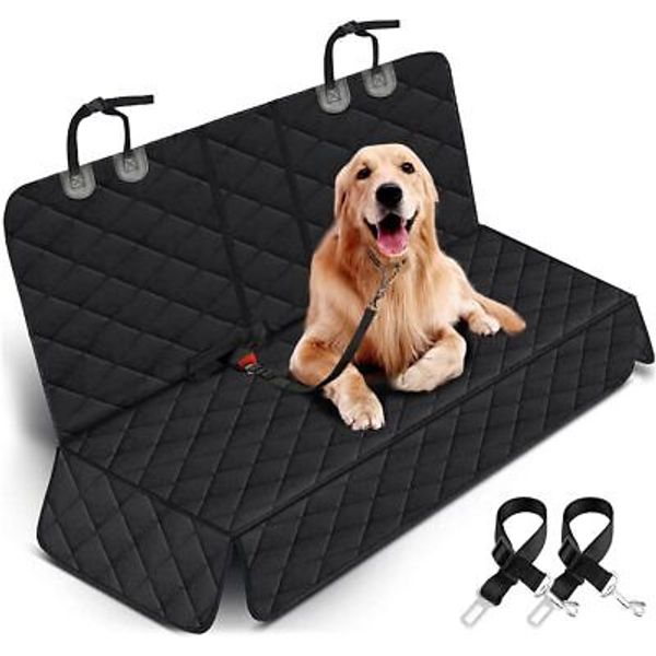 Dog Car Seat Cover, Back Cover for Dogs Pet Protector Black