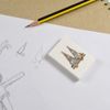 2 x 45mm 'Coffee Drinking Gonks ' Erasers/Rubbers (ER00037466)