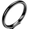 JUDE 2mm Stainless Stainless Steel Plain Stackable Wedding Band Ring (Black, Z+1)